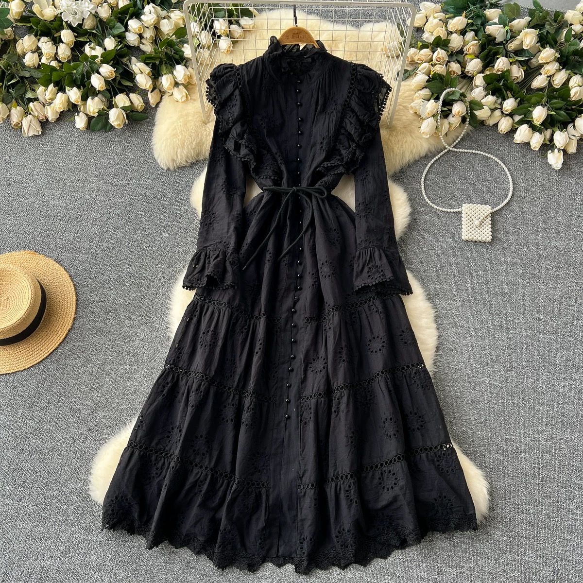 Princess treatment lace dress CD1811 image