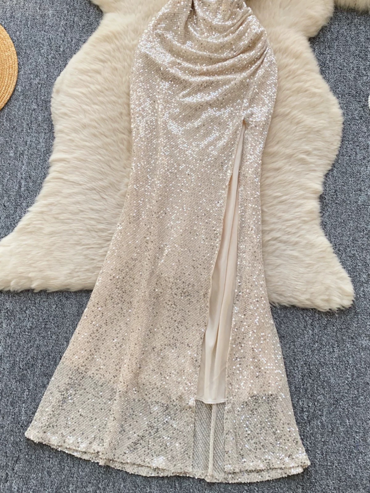 Moto mami shiny sequin dress FD1242 image