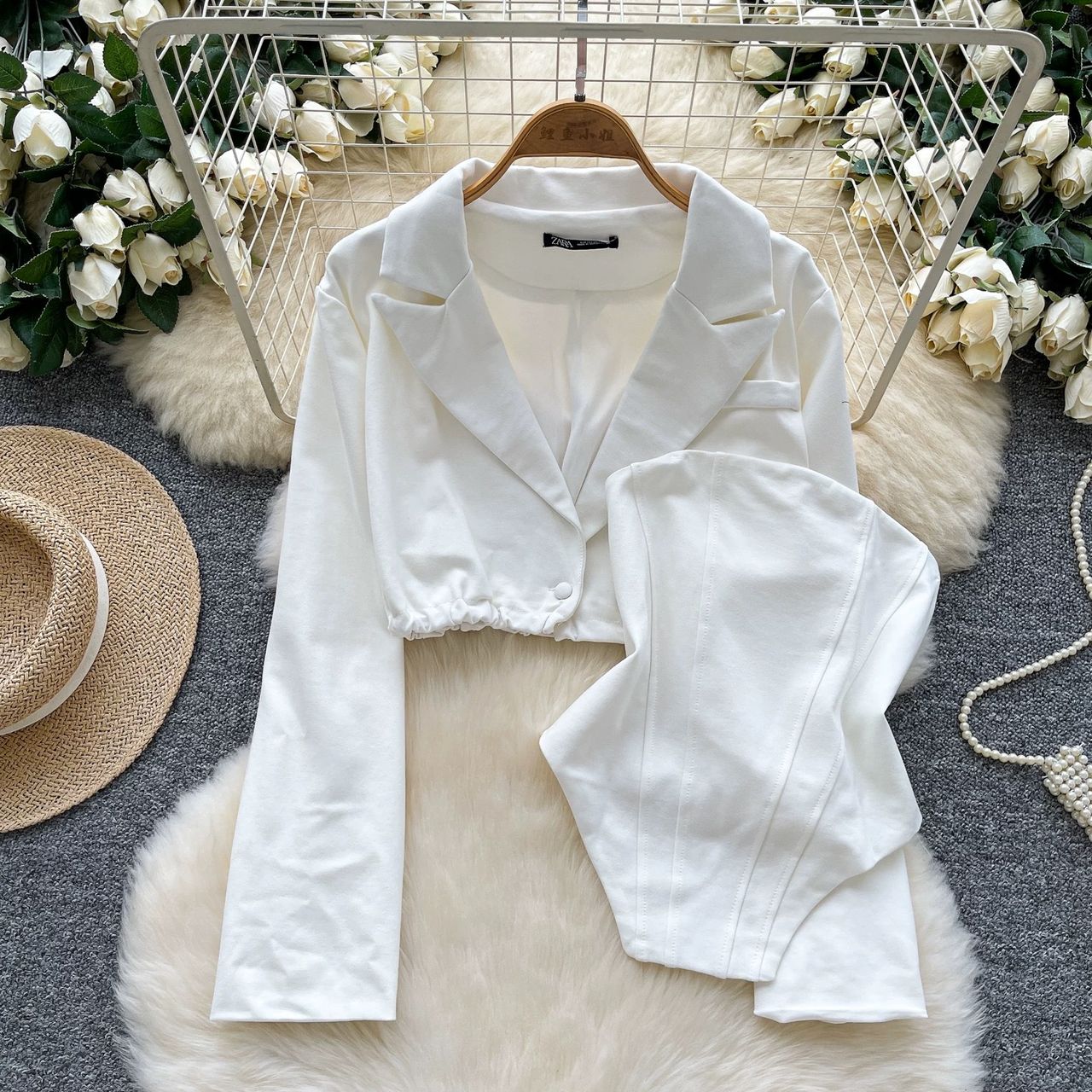 Bold choice blazer & corset top CTO799 image