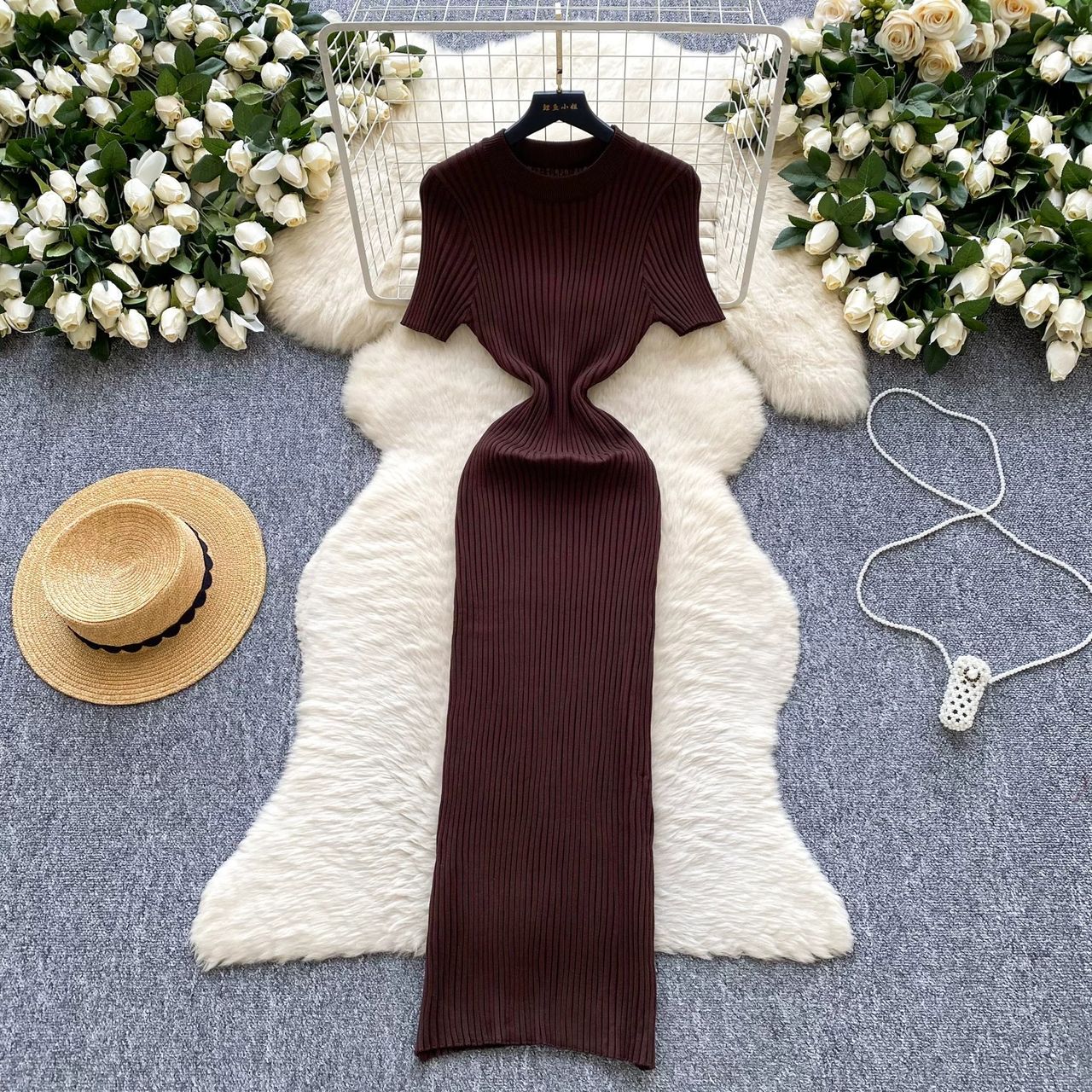 Can’t commit knitted dress KBC168 image