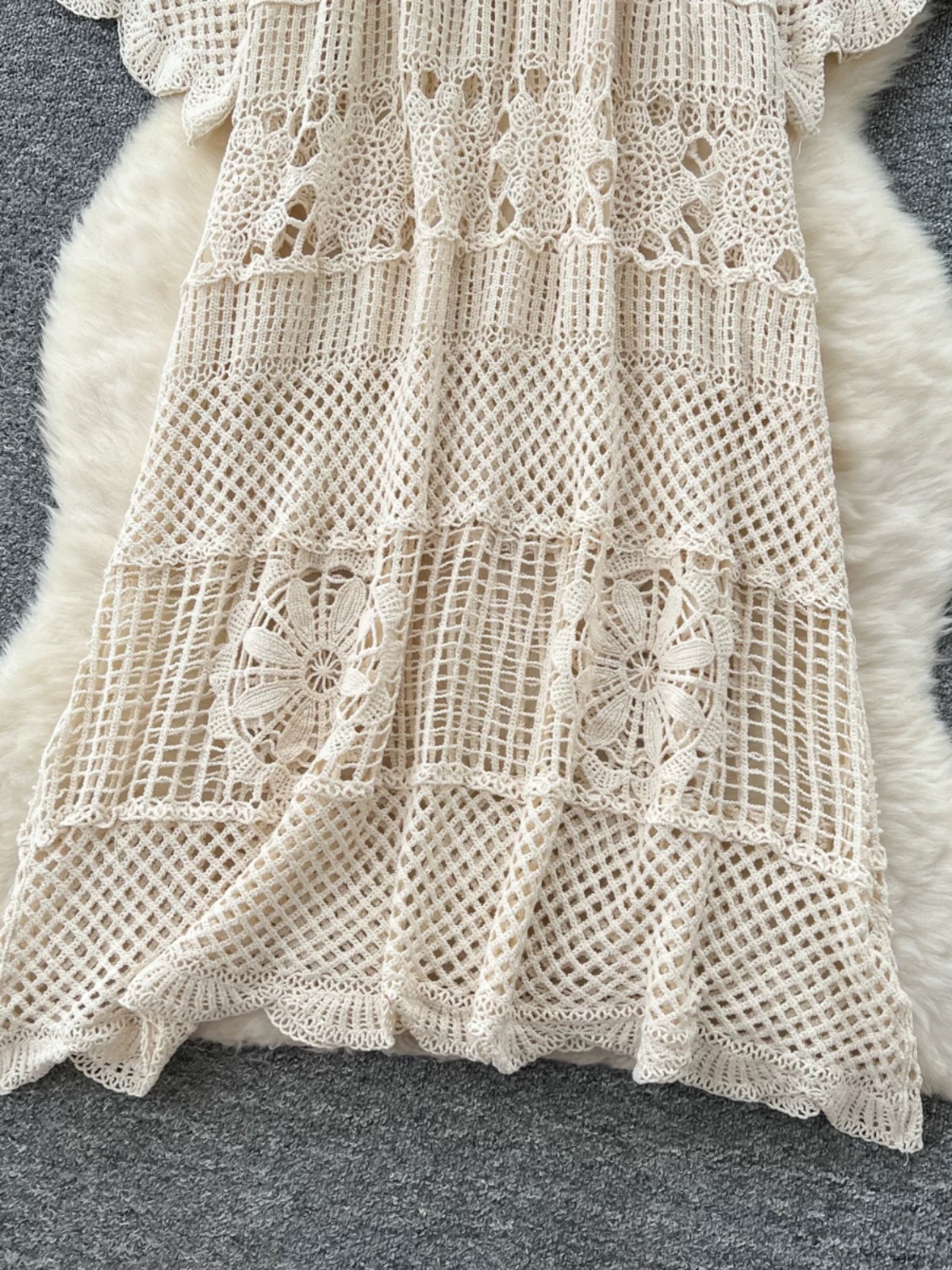 Going to see him knitted dress KD348 image