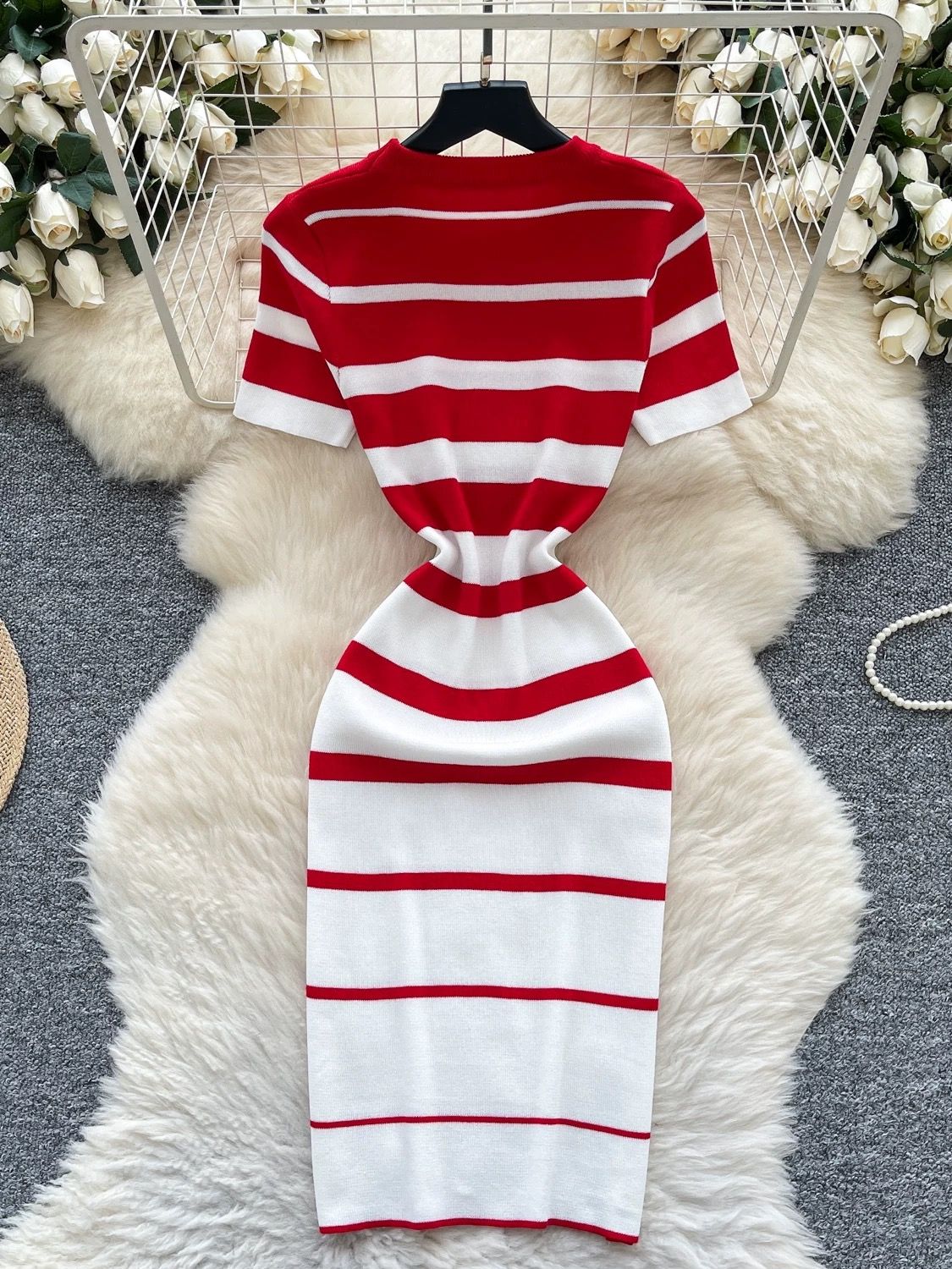 Get on my level knitted dress KBC169 image