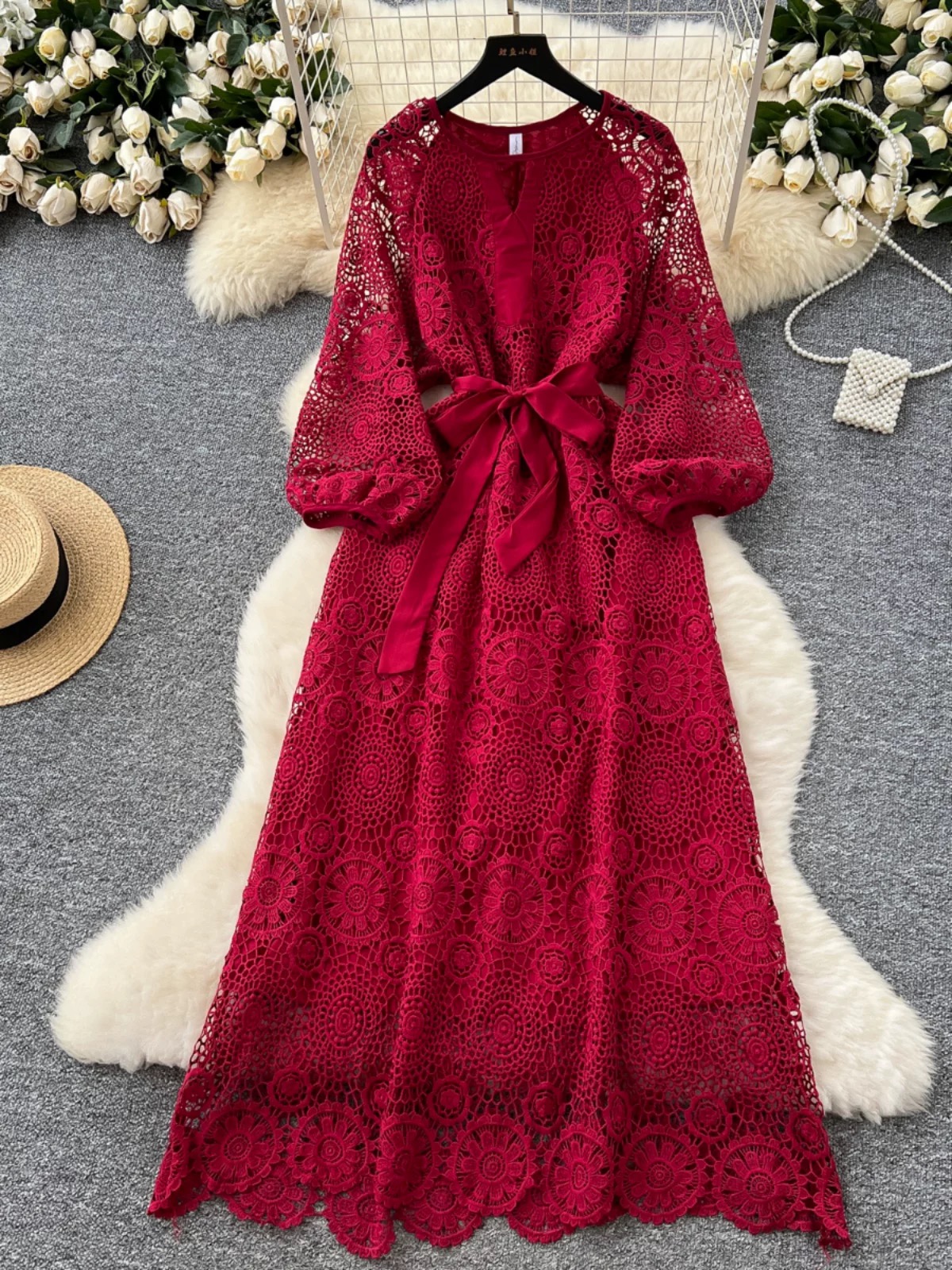 Faith around me lace dress FD781