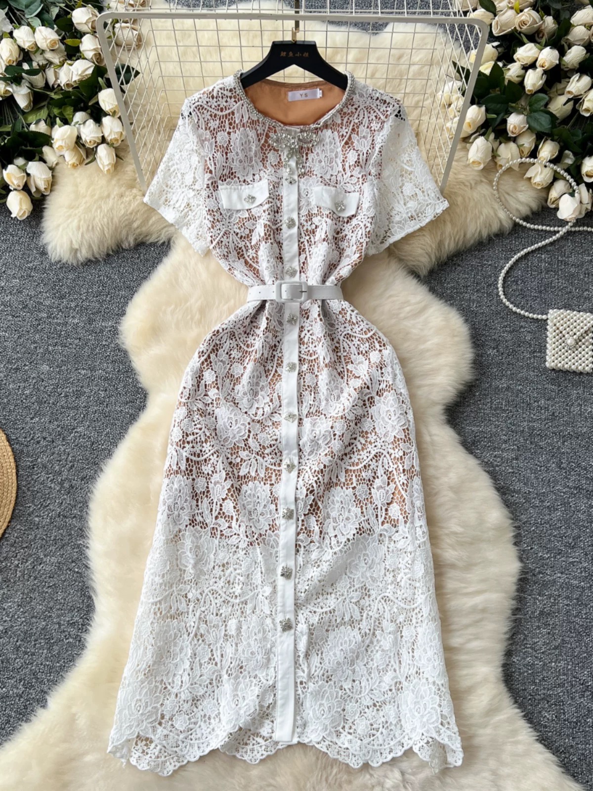 Meeting casually lace dress FD1476 image