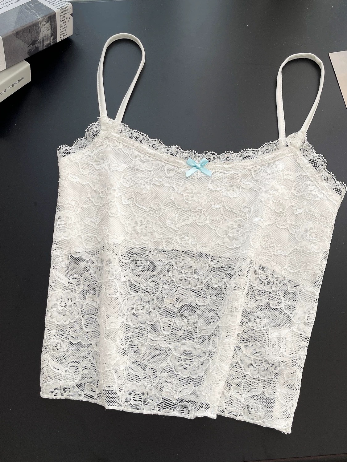 Radiant blossom lace camisole top CTO259 image