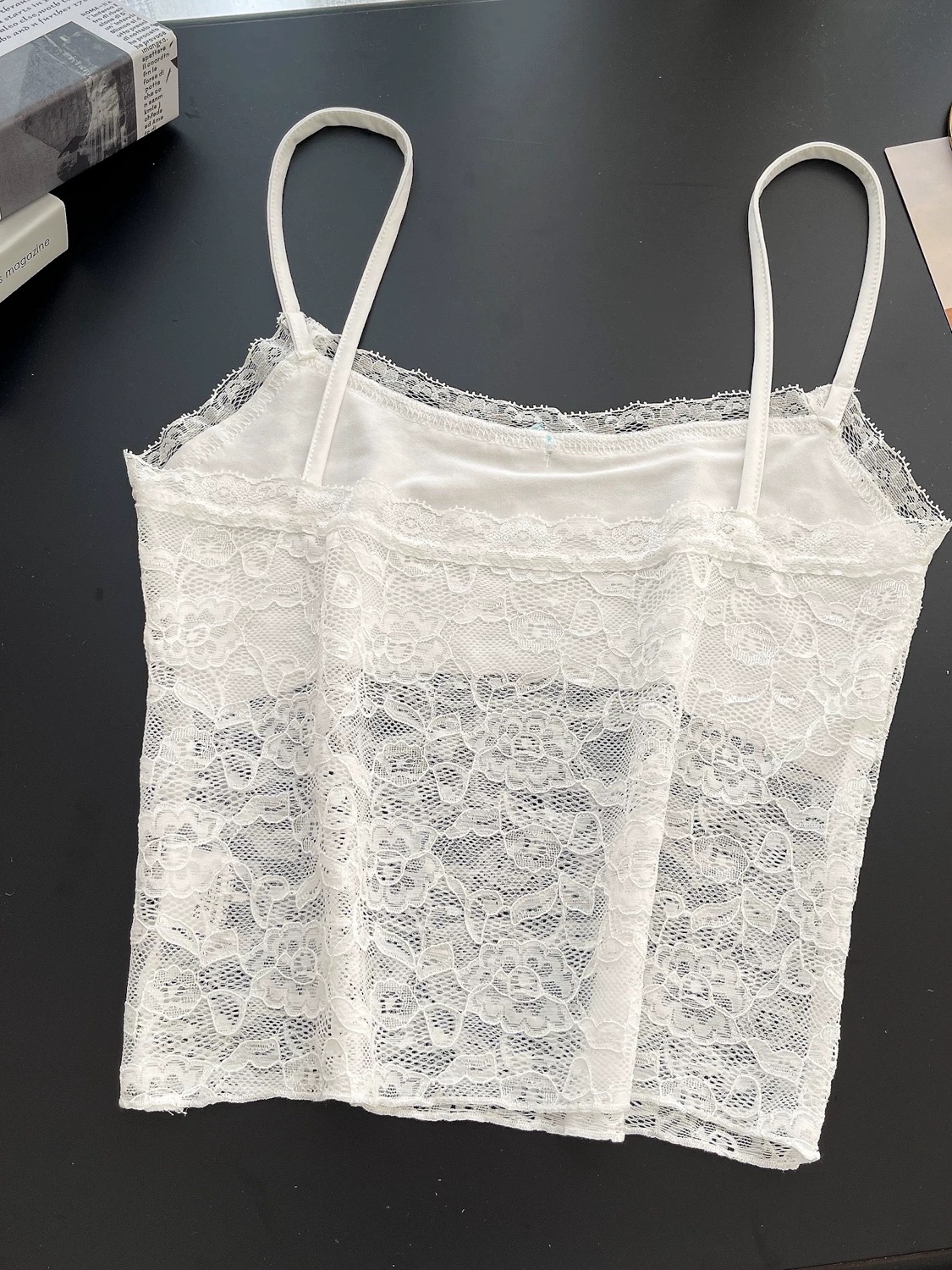 Radiant blossom lace camisole top CTO259 image