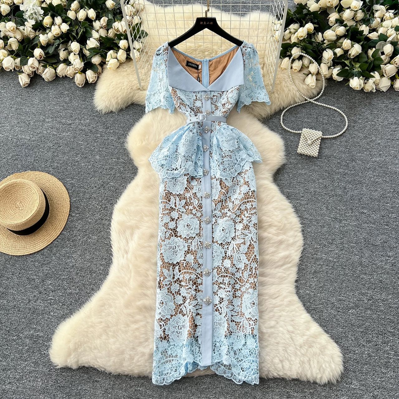 Show you off lace dress FBC333 image