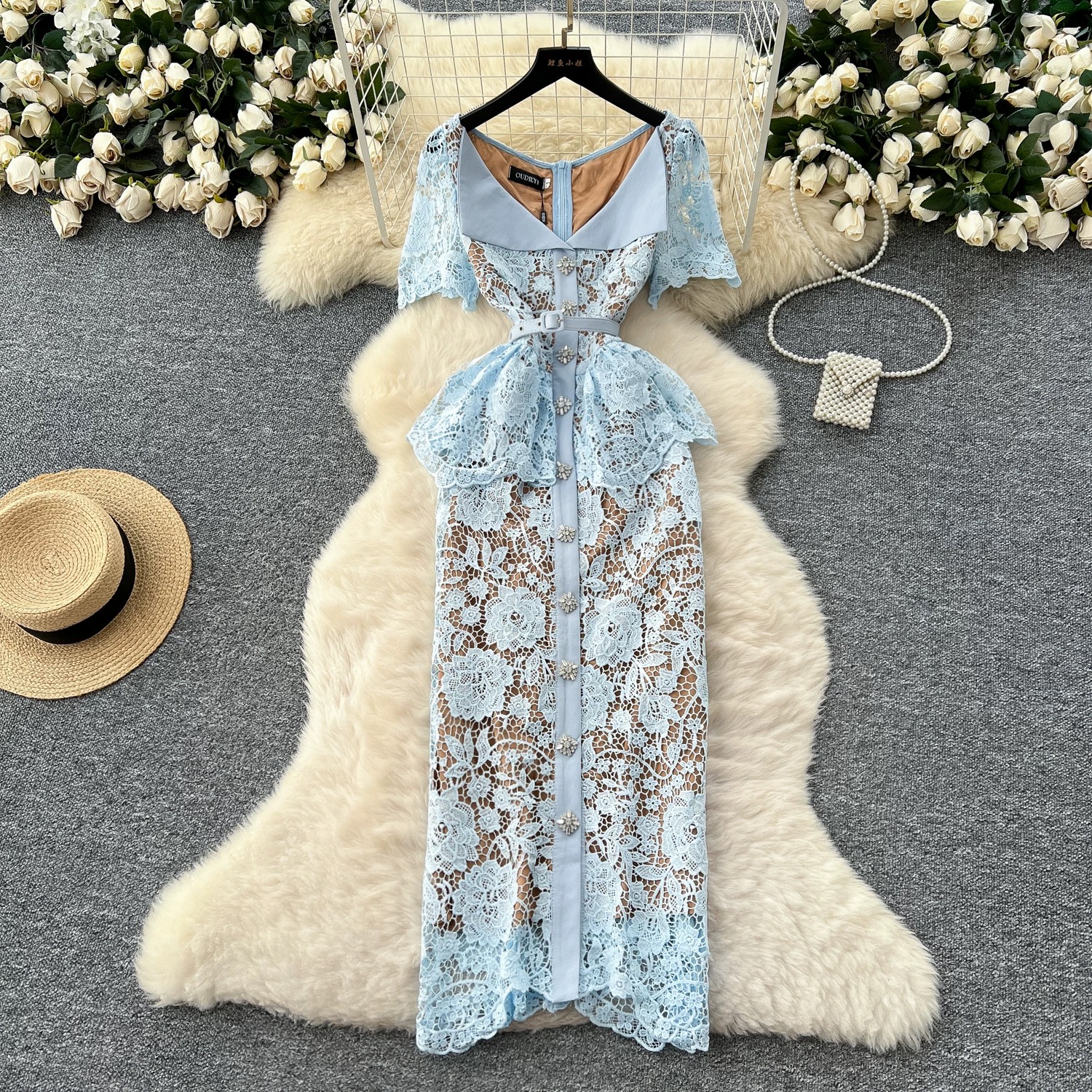 Show you off lace dress FBC333 image