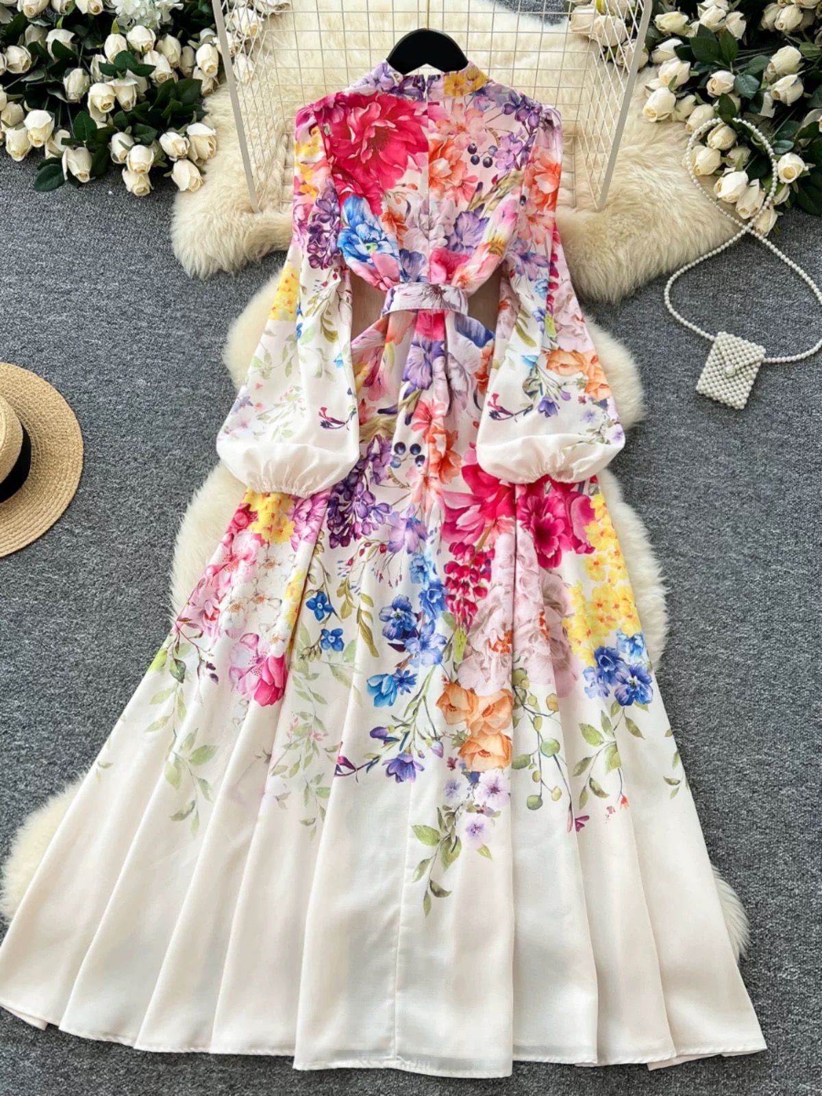 Western lady dress ED371 image