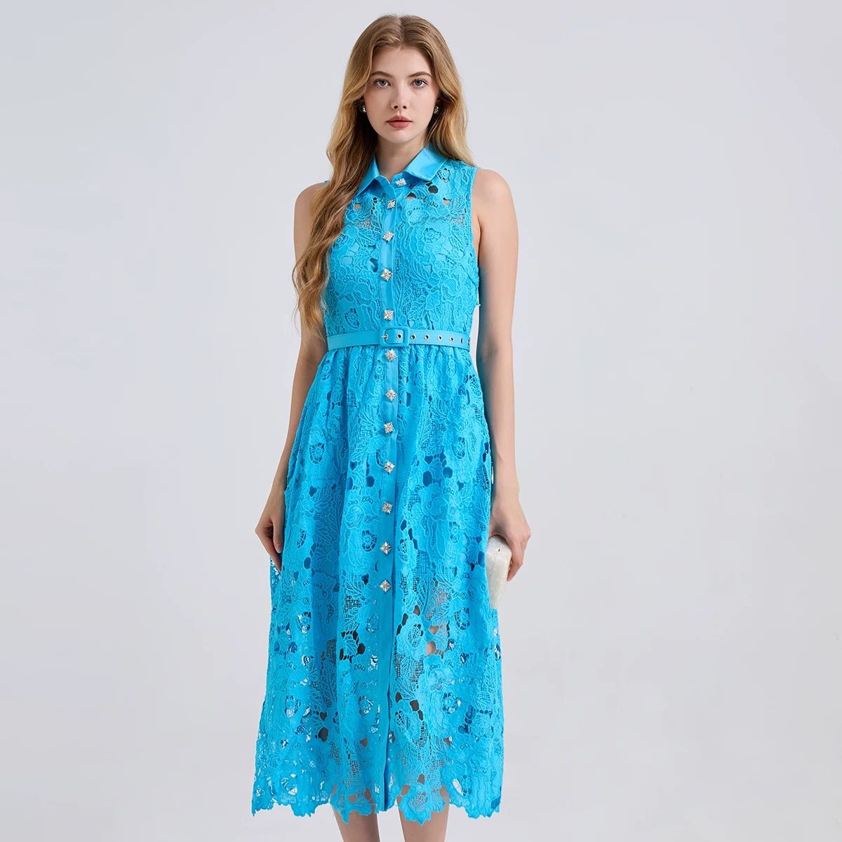 The queen has arrived lace dress FD391 image