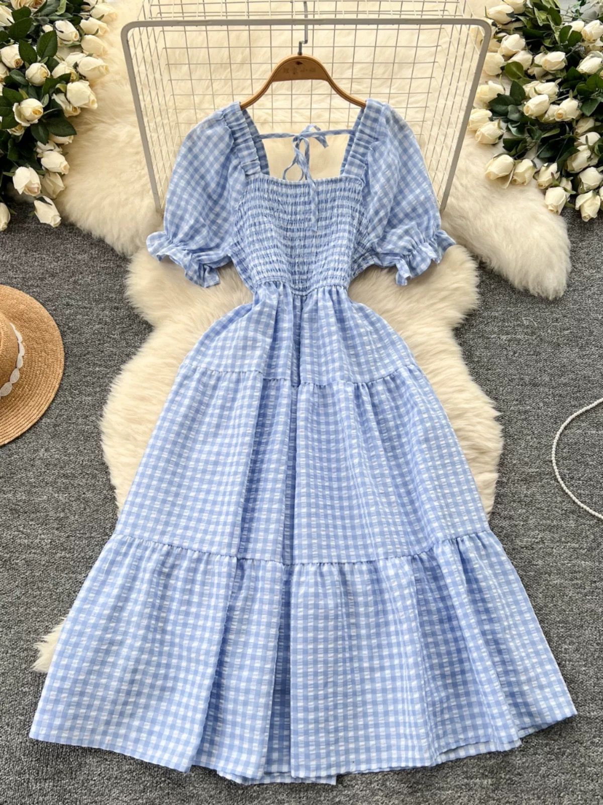 Rose lilies dress CD1140 image