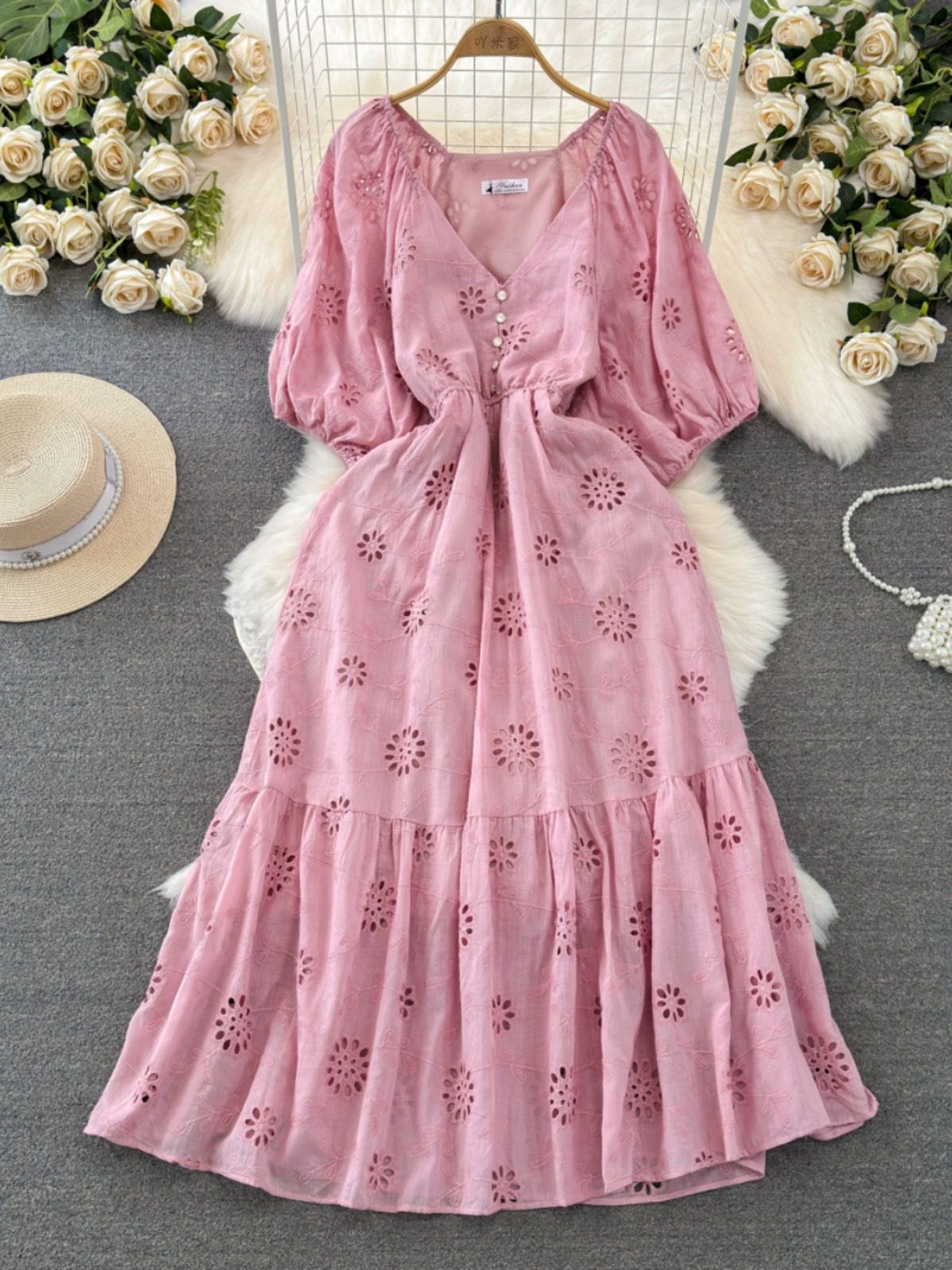 She’s an elegant woman lace dress CD1019 image