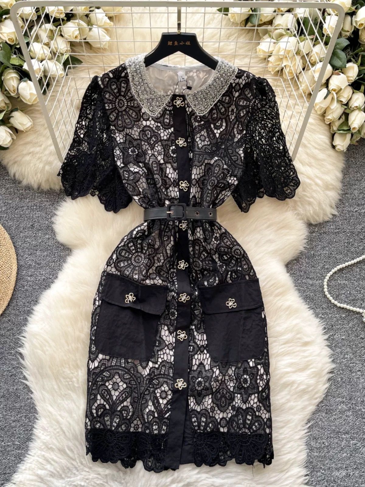 High esteem lace dress FBC432 image