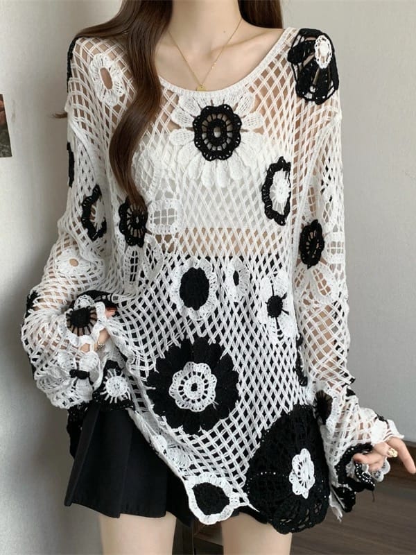 Ellie crotchet top KTO293 image