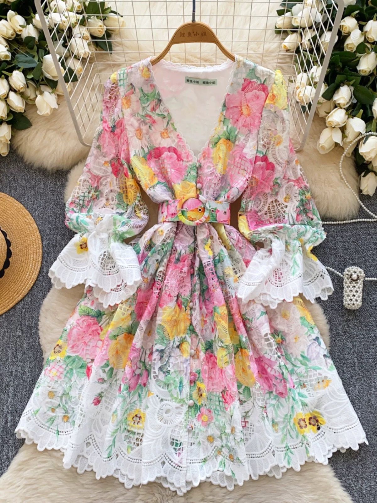 Fine times lace dress FD1248 image