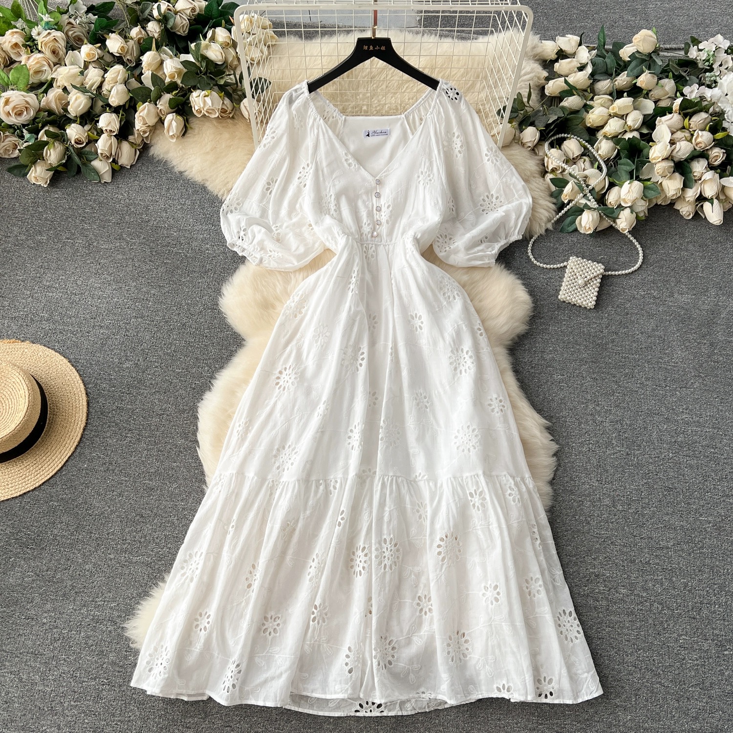 Roses only lace dress CD1014 image