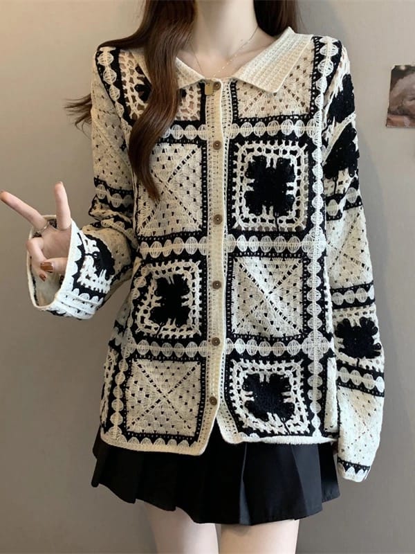 Knitted timed top KTO284 image