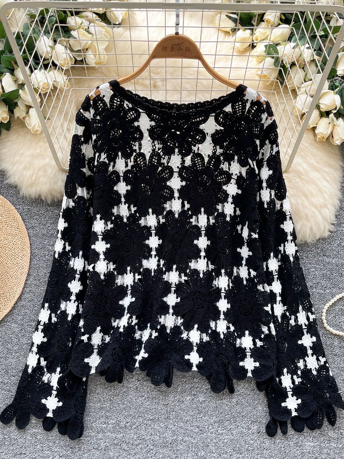 Western world crotchet top KTO282 image