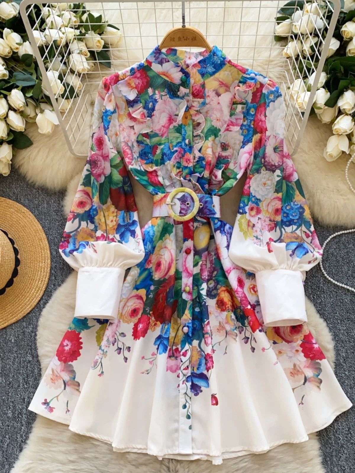 Curious woman dress ED366 image