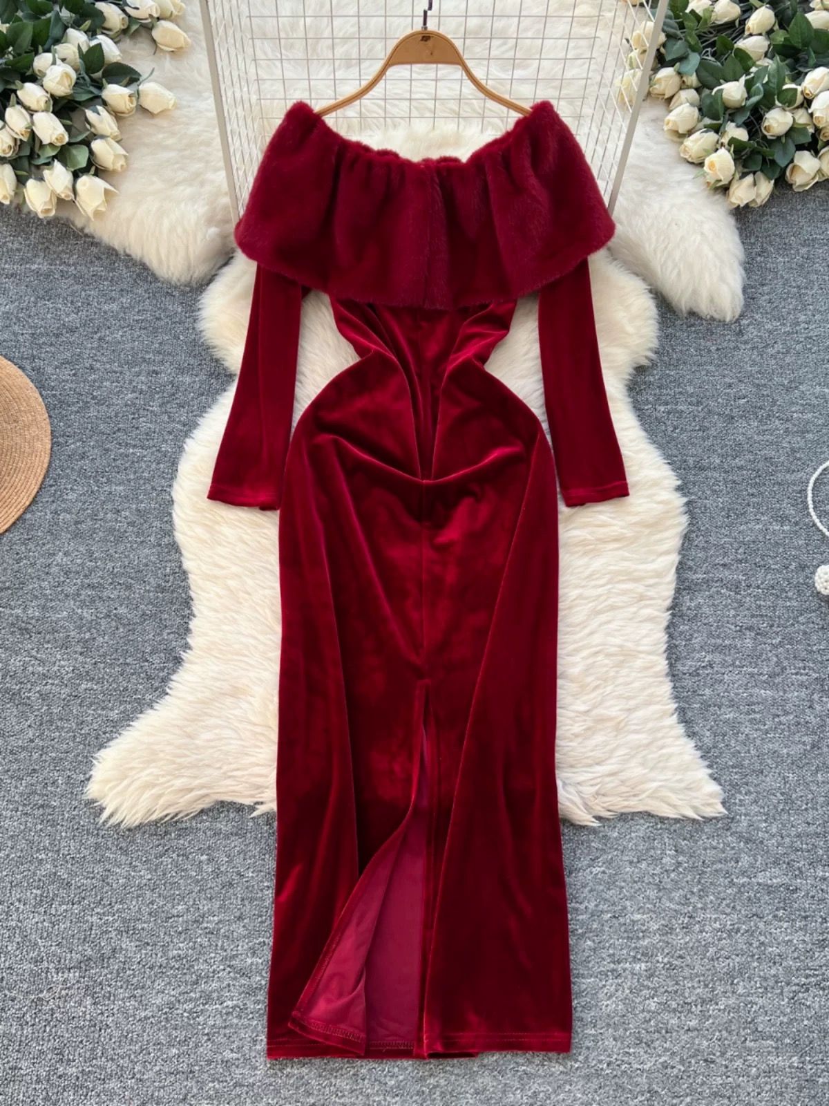 Bohemian dreams velvet dress FBC437 image