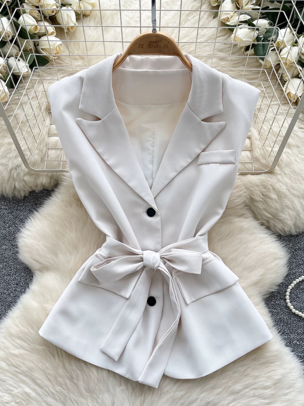 Ready for love waist coat top FTO232 image