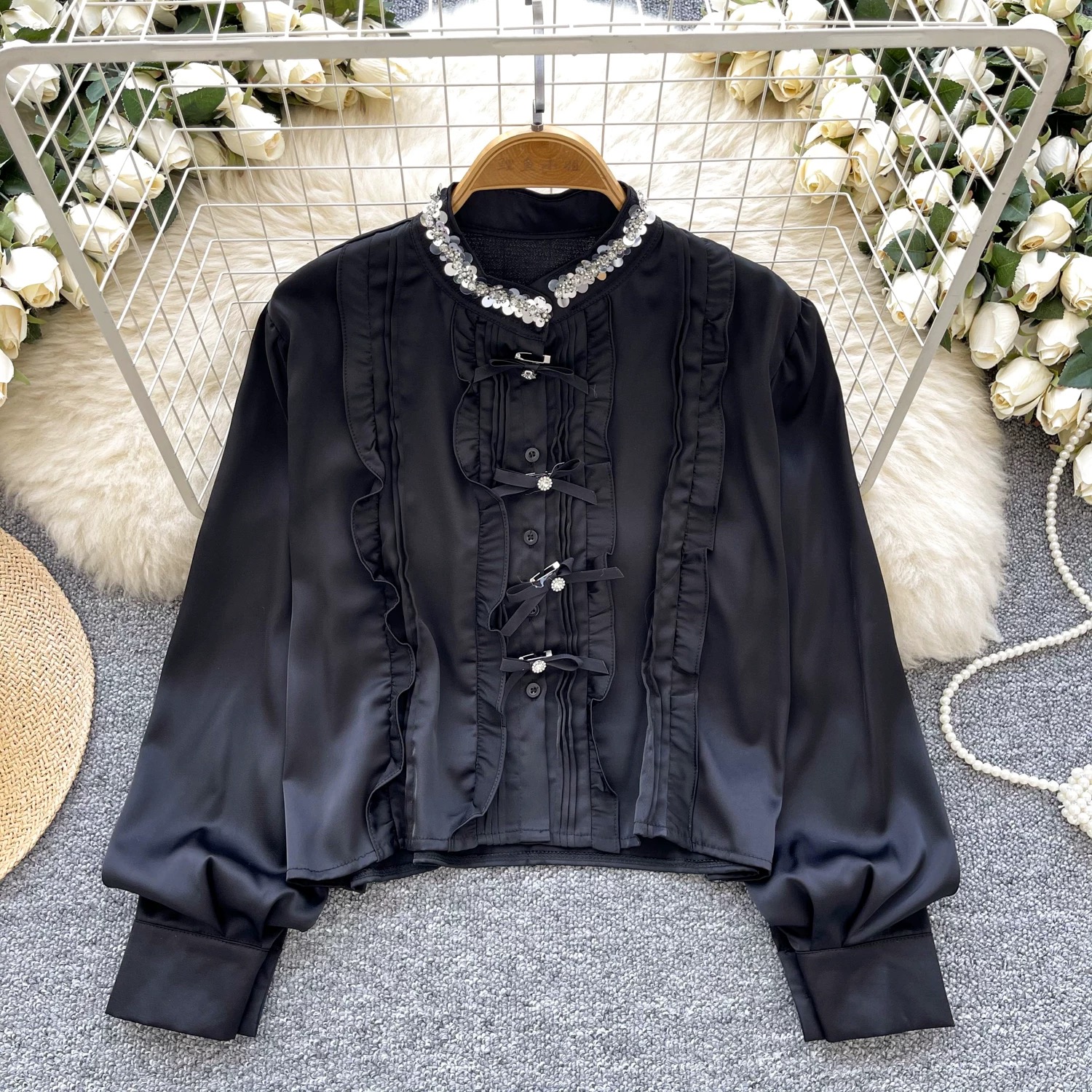 Covered in Print blouse BE343 image