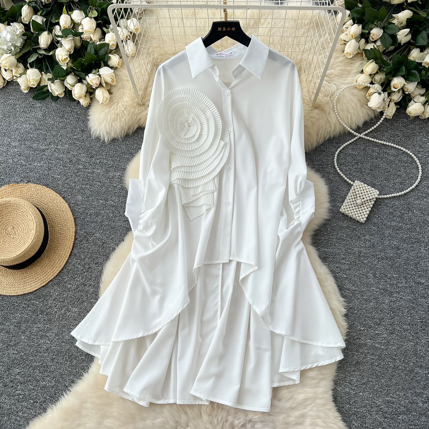 Downtown club shirt dress SD118 image