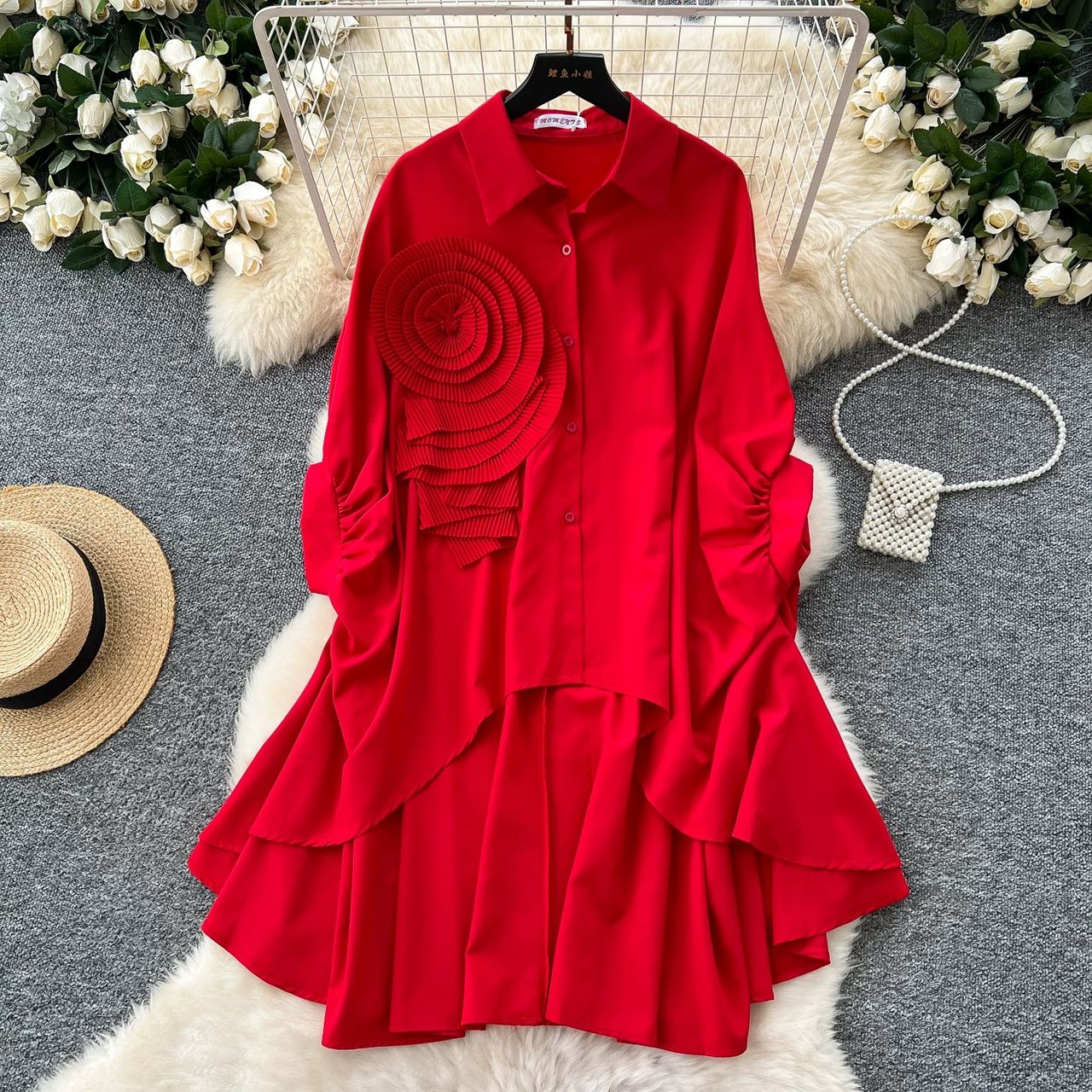 Downtown club shirt dress SD118 image