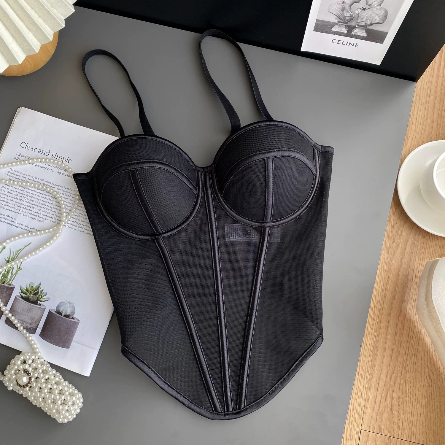 Lucky day corset top CS123
