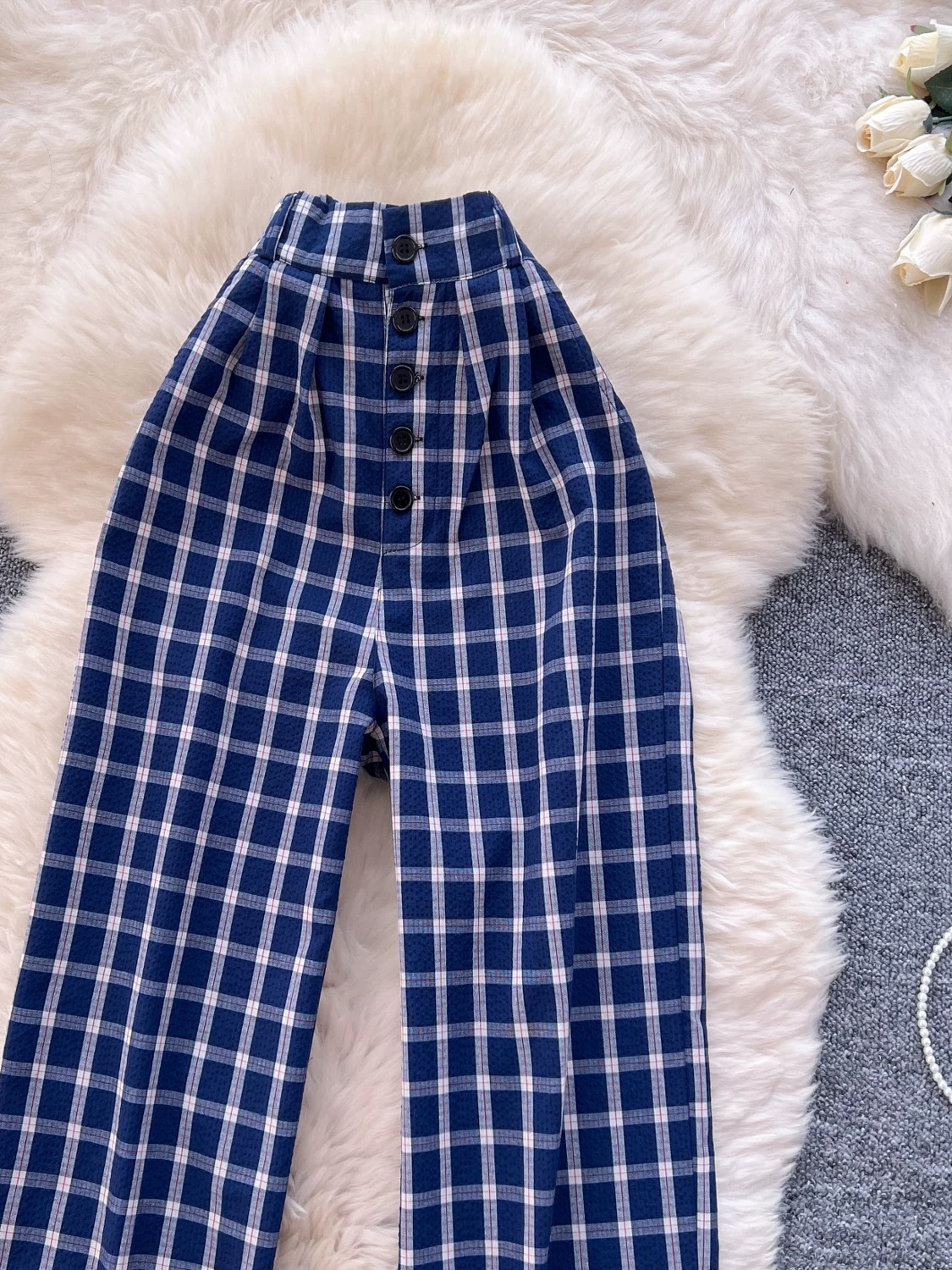 Stay in touch plaid trouser CP49 image