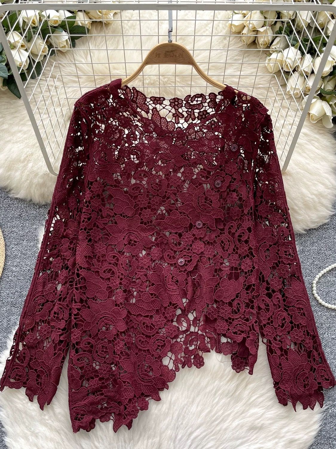 Certified baddie lace top CTO484 image