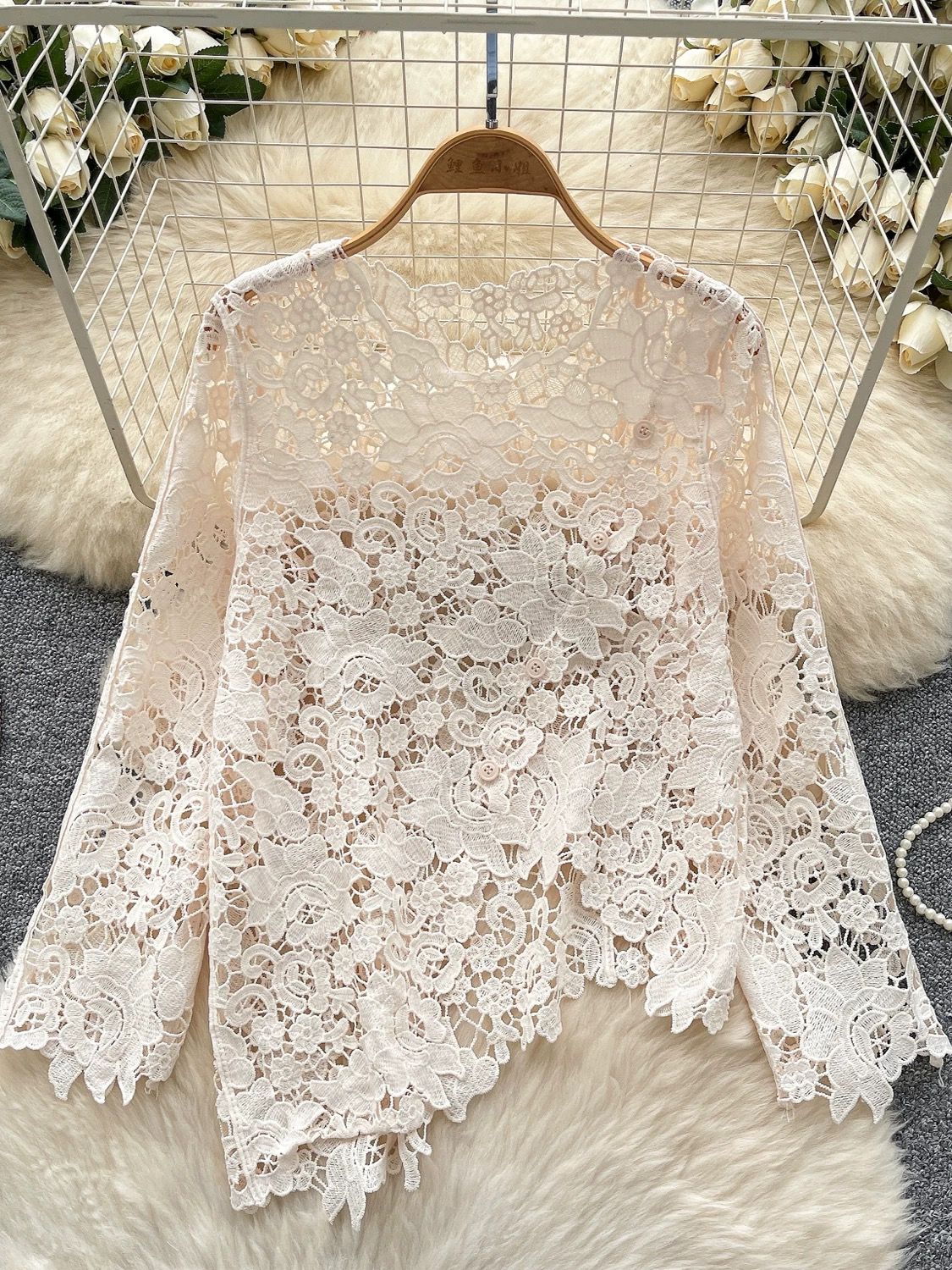 Certified baddie lace top CTO484 image