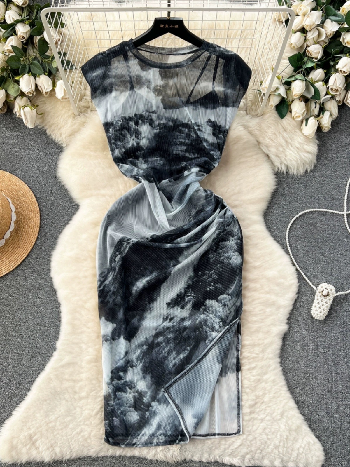 Smooth like wine dress & camisole CBC1105