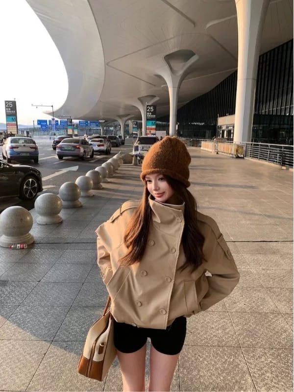 Rosebud trench coat COA168 image