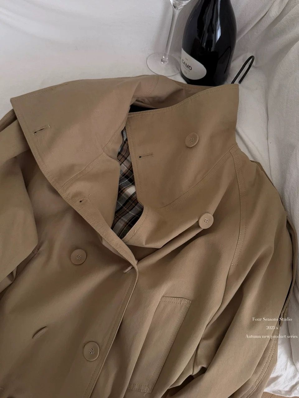 Rosebud trench coat COA168 image
