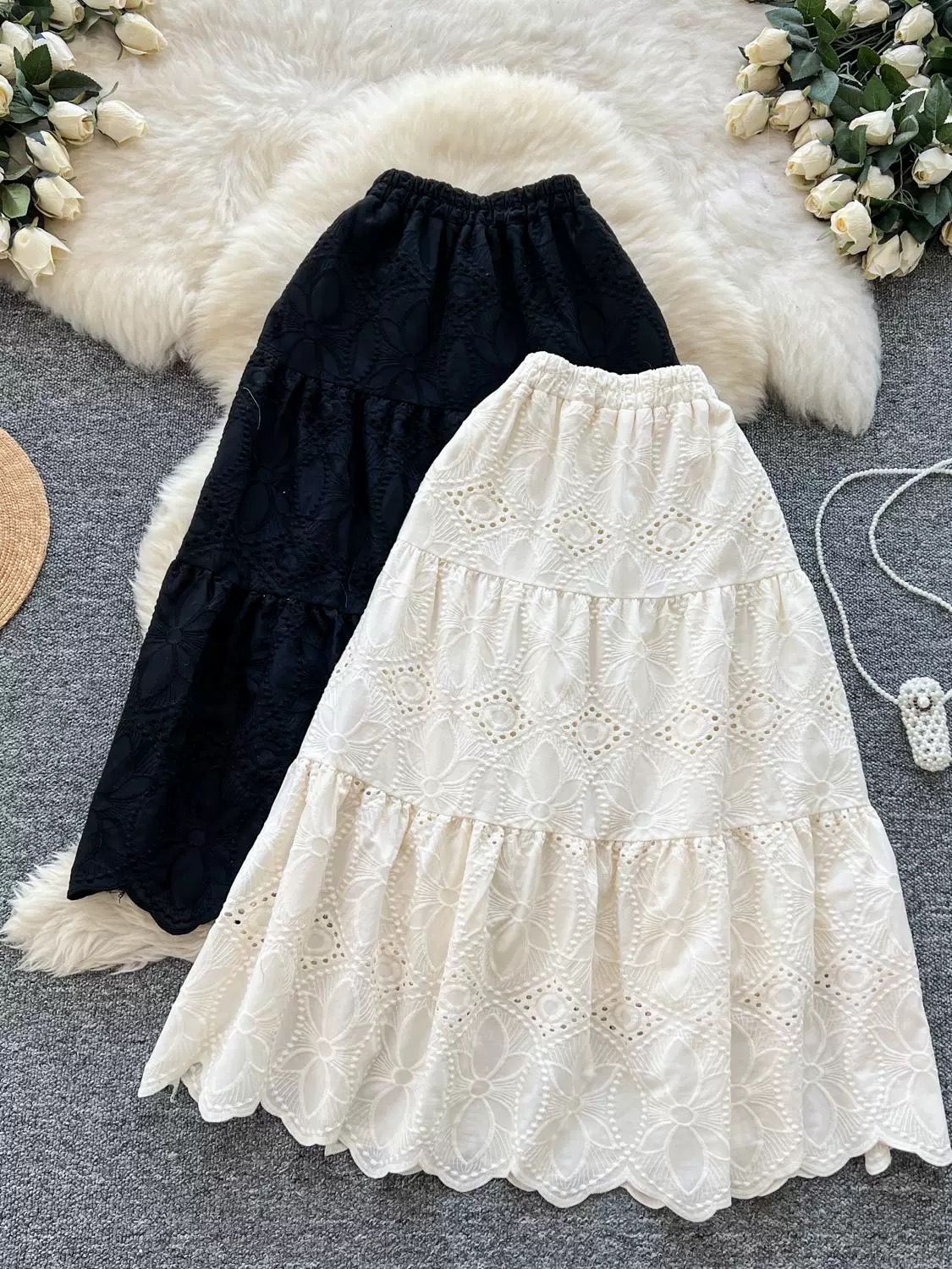 Love effect lace skirt CS125 image