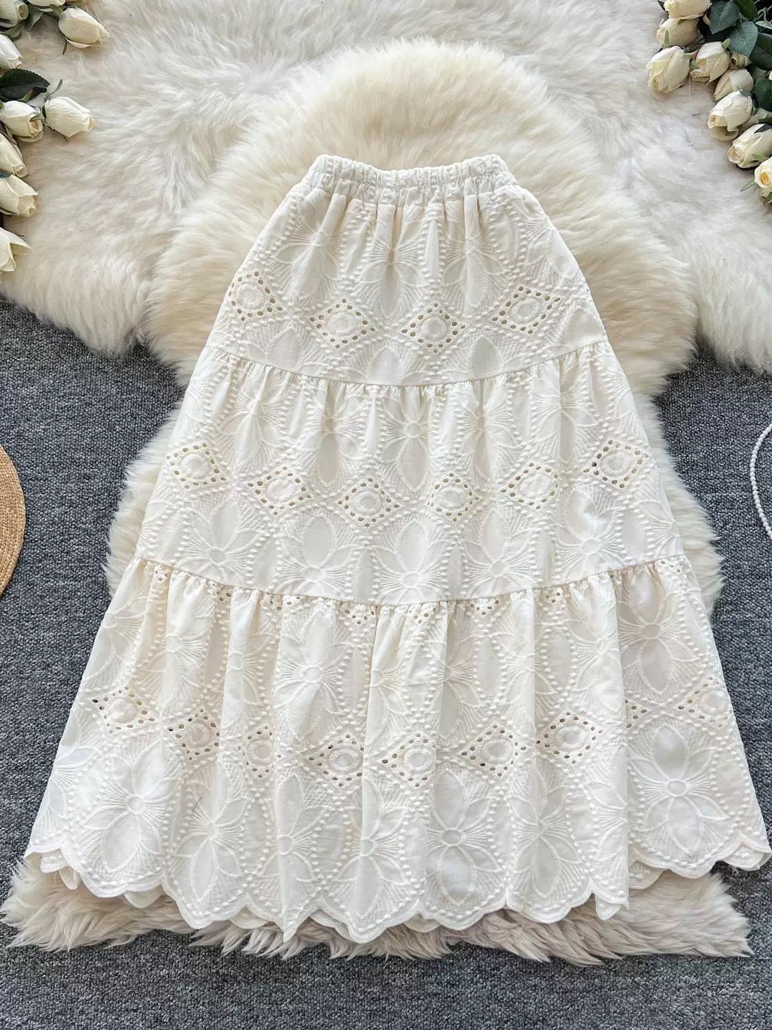 Love effect lace skirt CS125 image