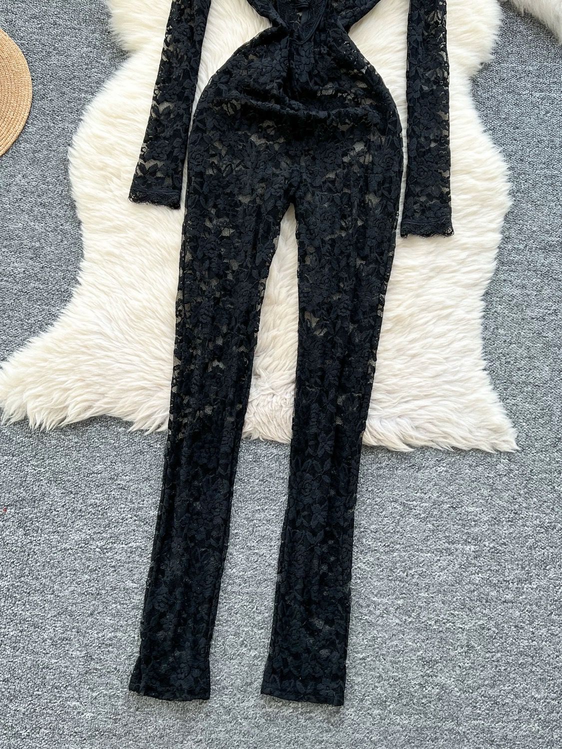 Best you had lace jumpsuit CJS154 image