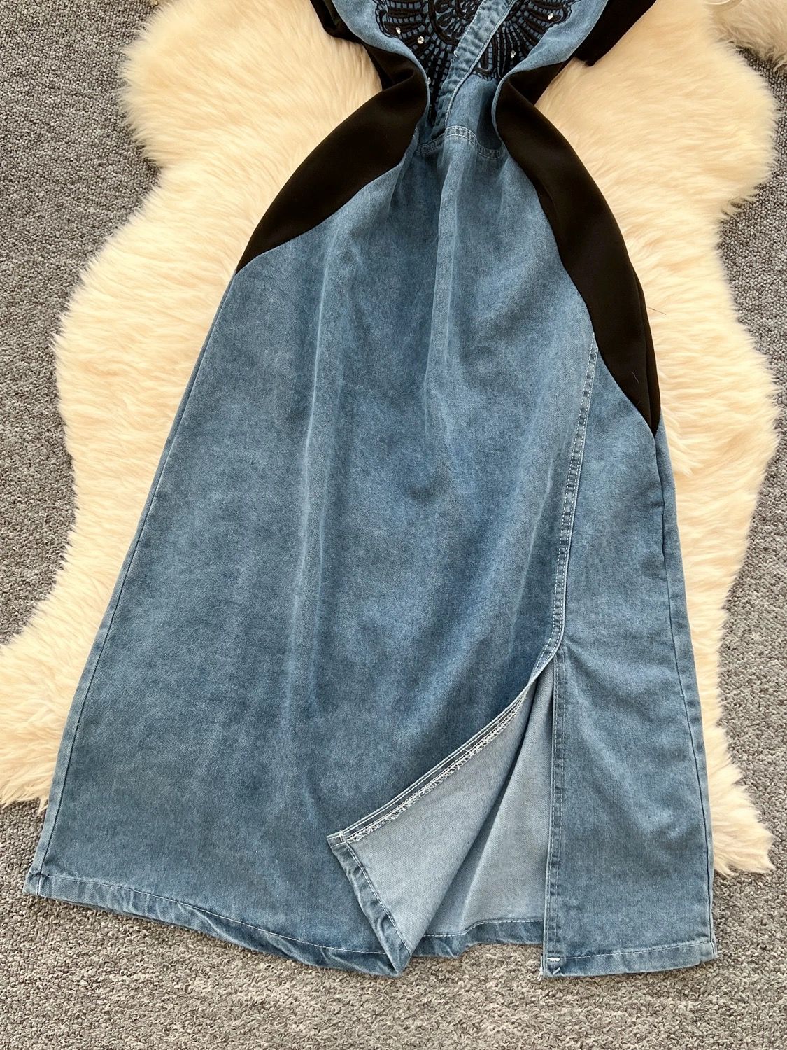 Jenna denim dress DD91 image