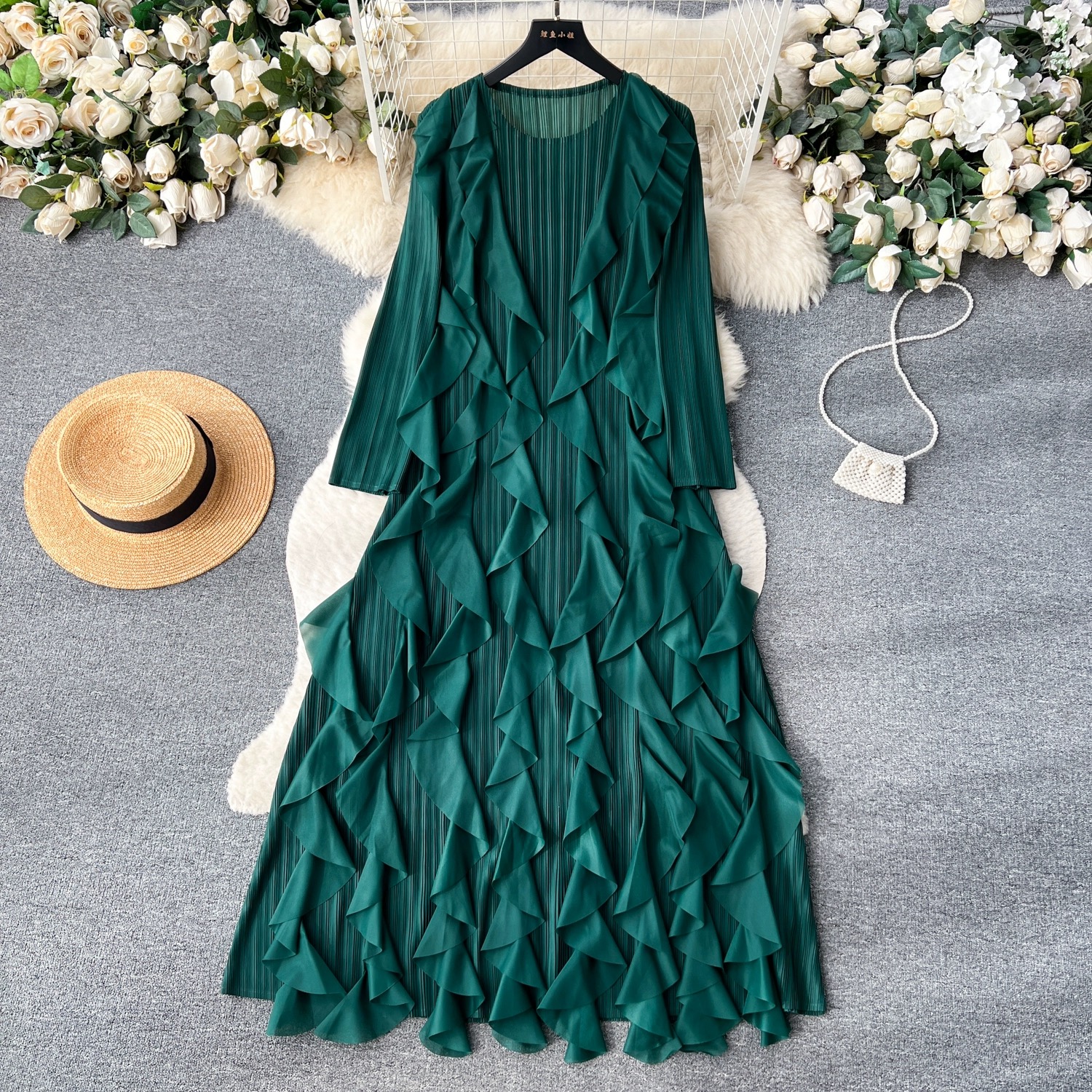 Madam ceo ruffle dress FD616 image