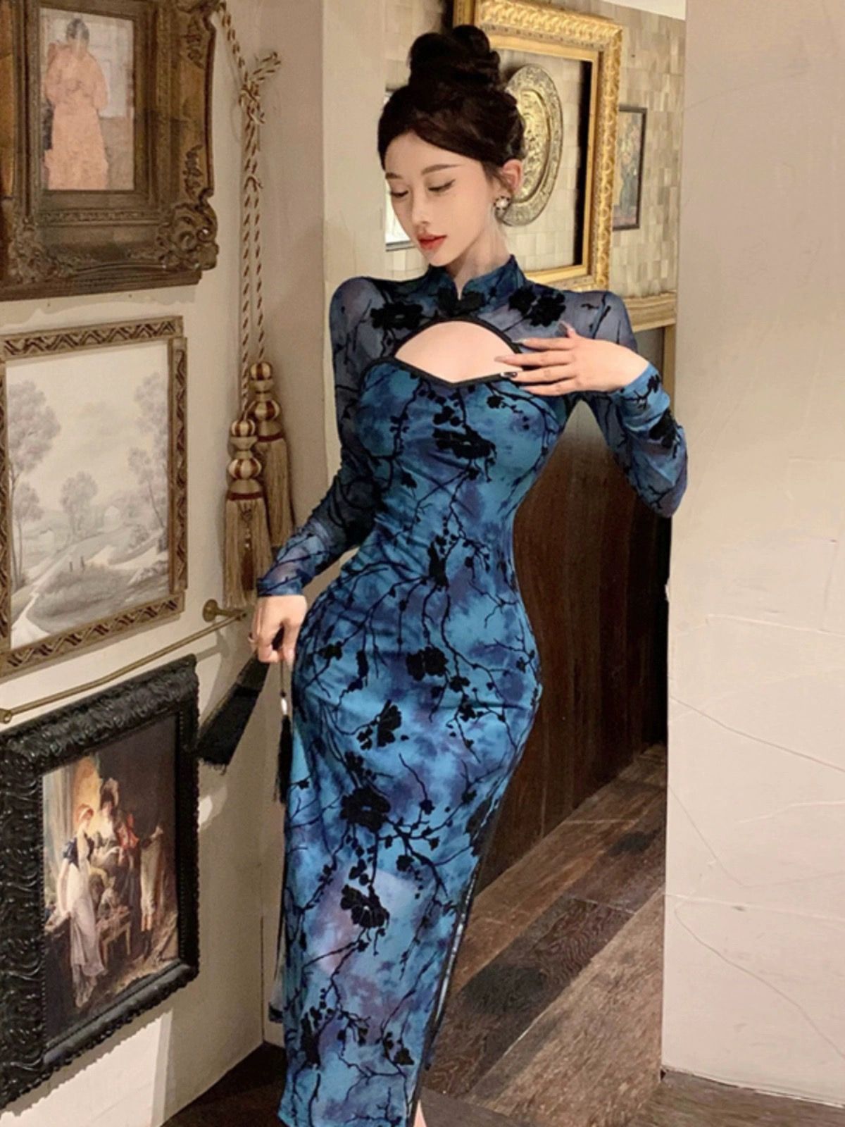 Casual nights qipao dress Q114 image