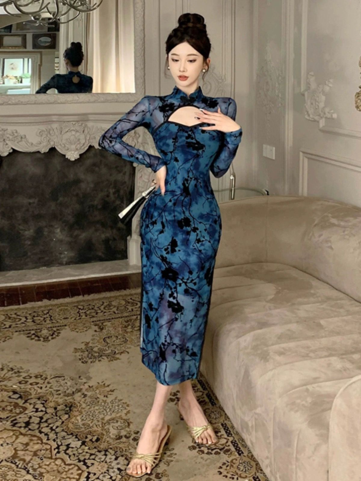 Casual nights qipao dress Q114 image