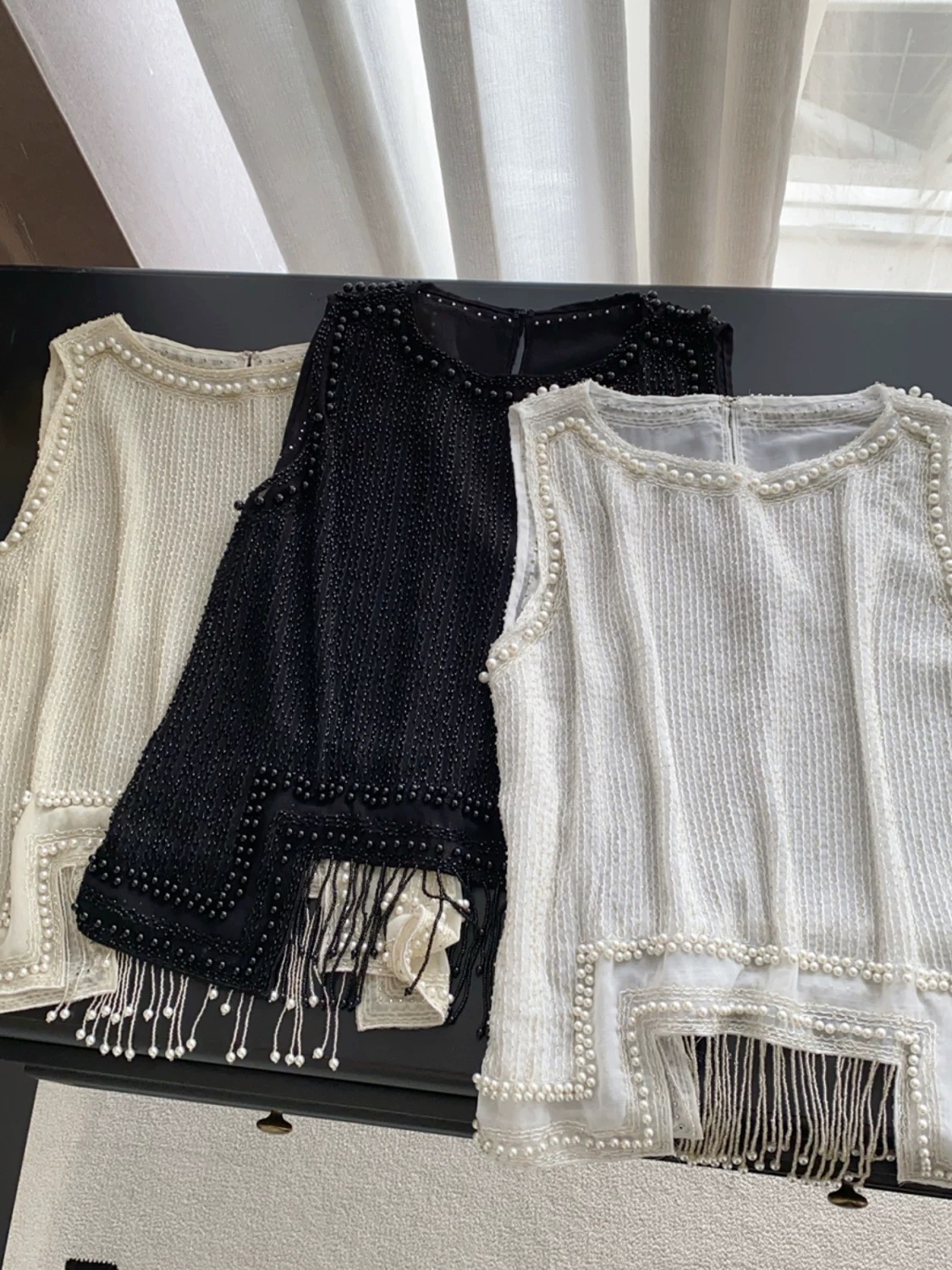 Devoted love beaded top CTO578 image