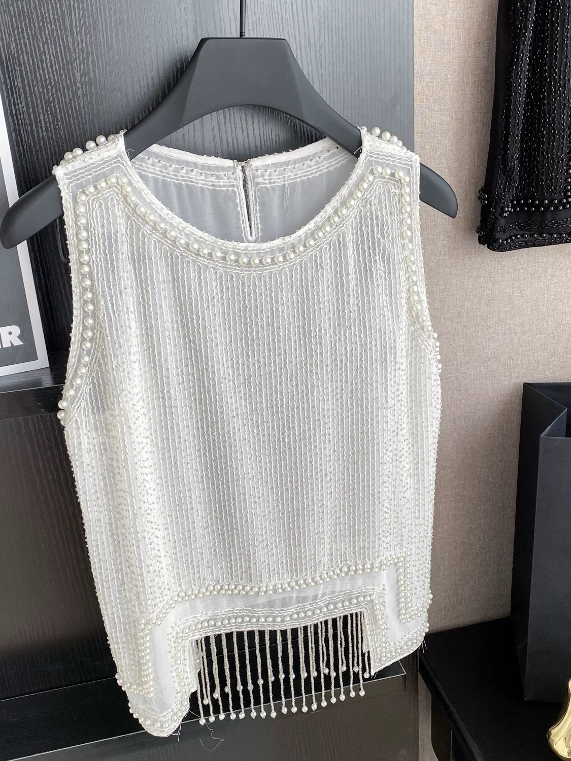Devoted love beaded top CTO578