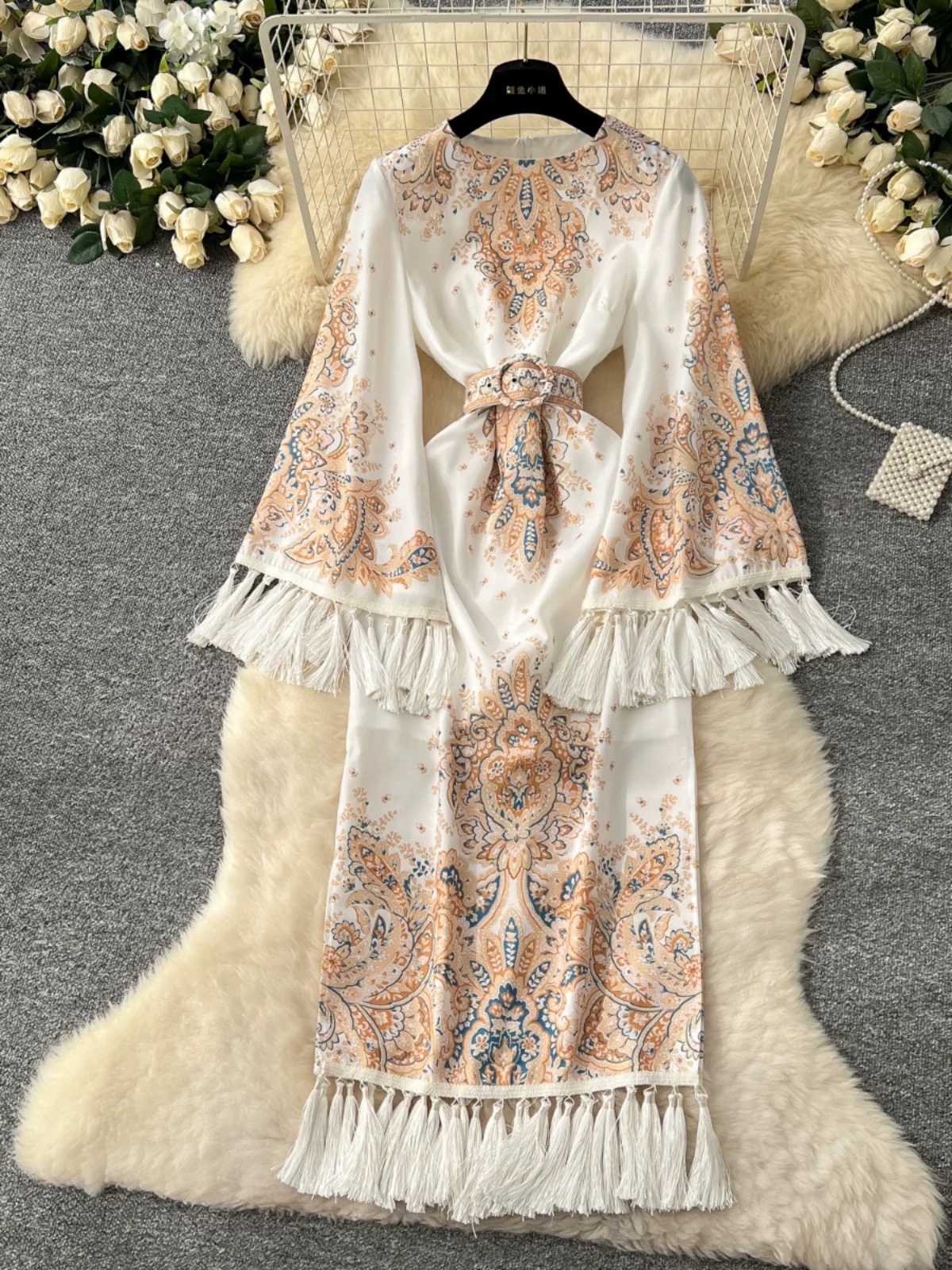 Say I do tassel dress ED316