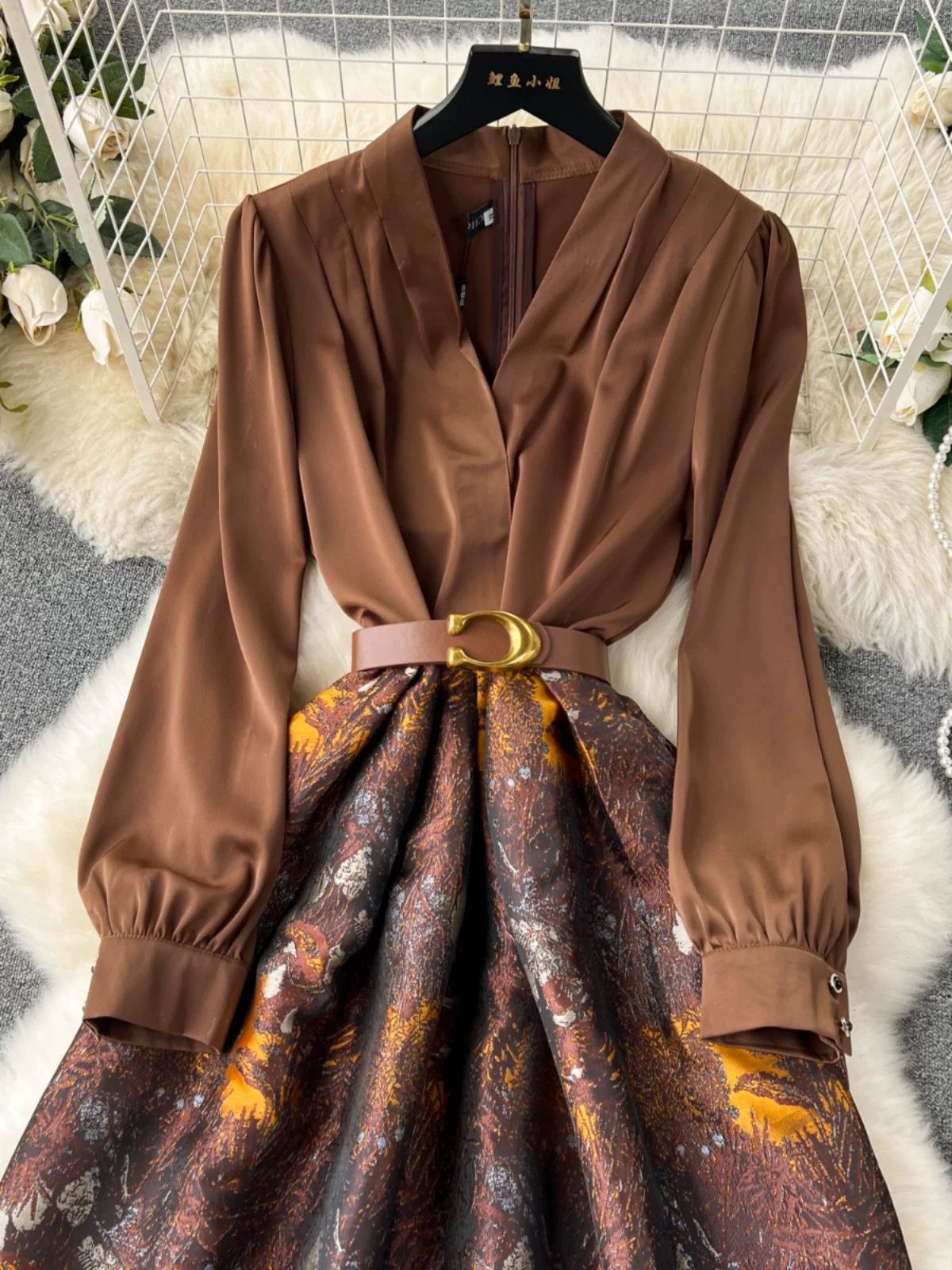 Girl code designer dress FD316 image