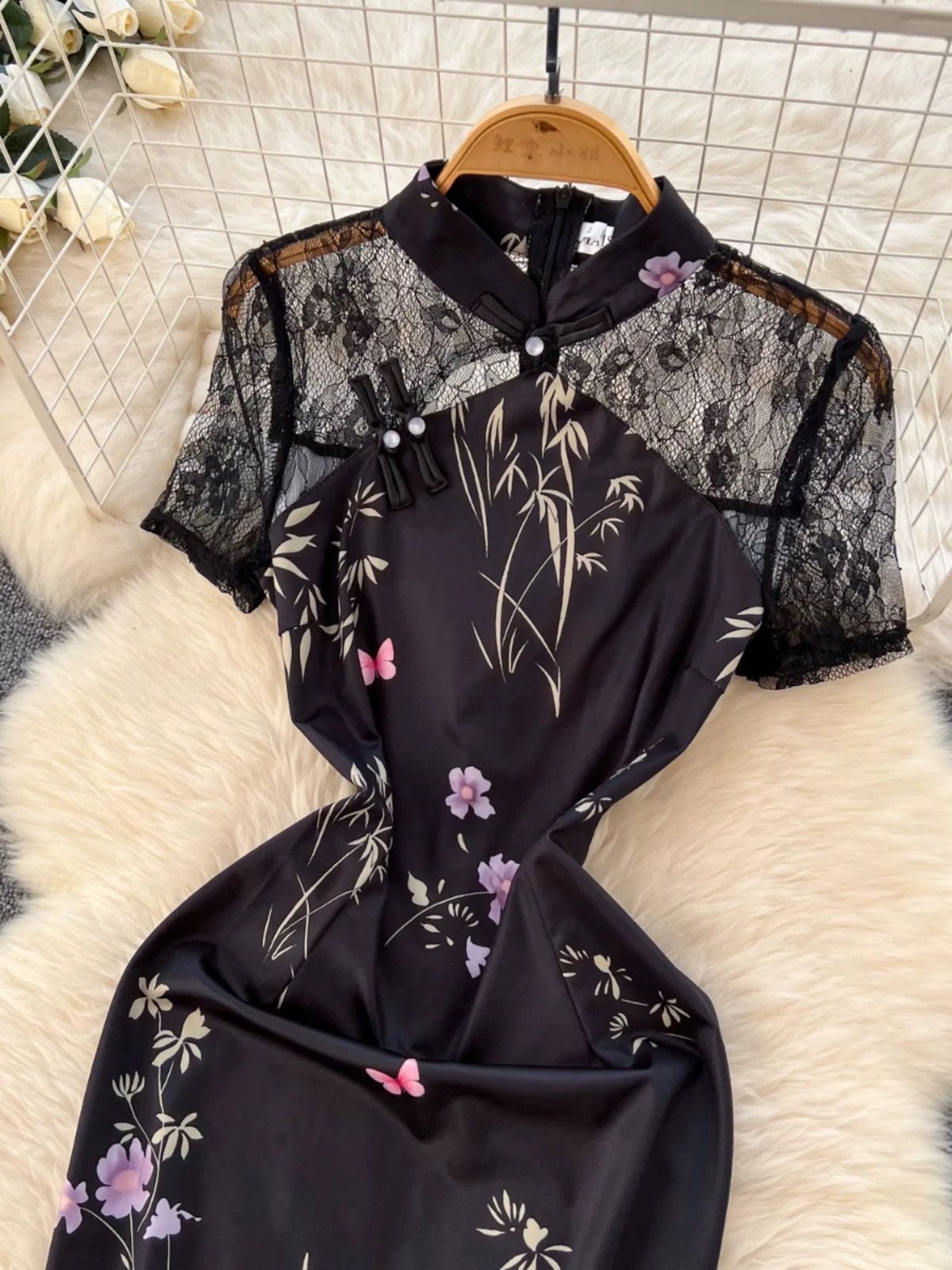 Lagos Angel qipao dress Q232 image