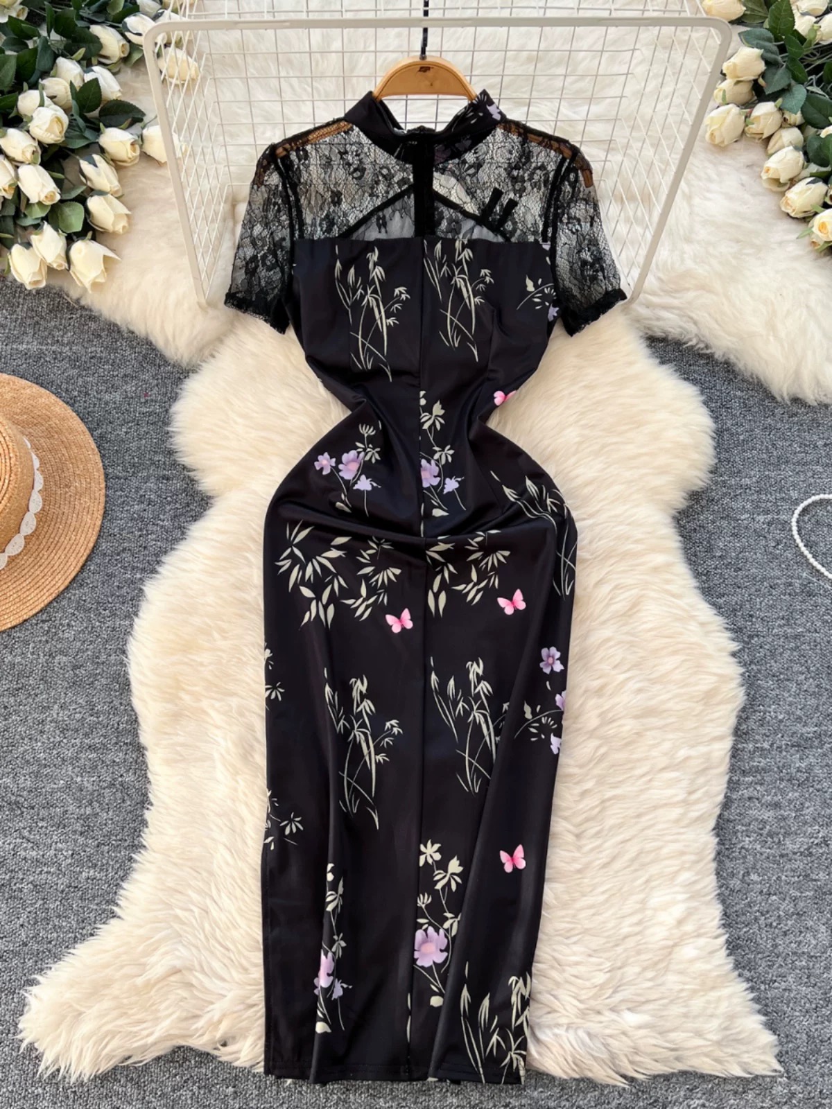 Lagos Angel qipao dress Q232 image
