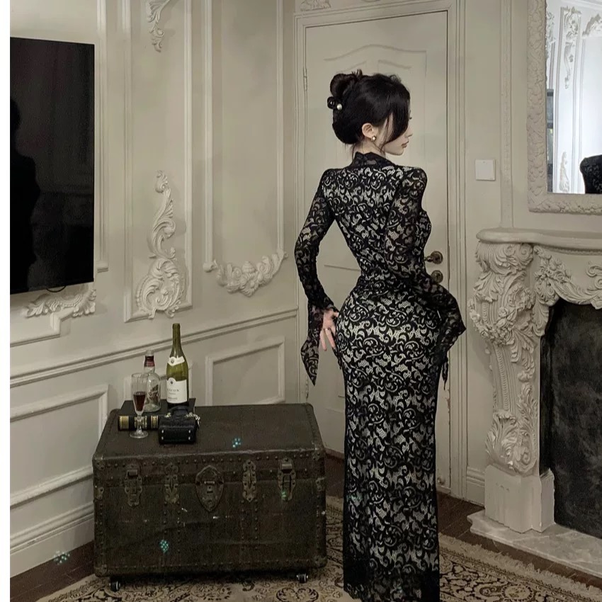 Tell me a secret lace dress FBC458 image