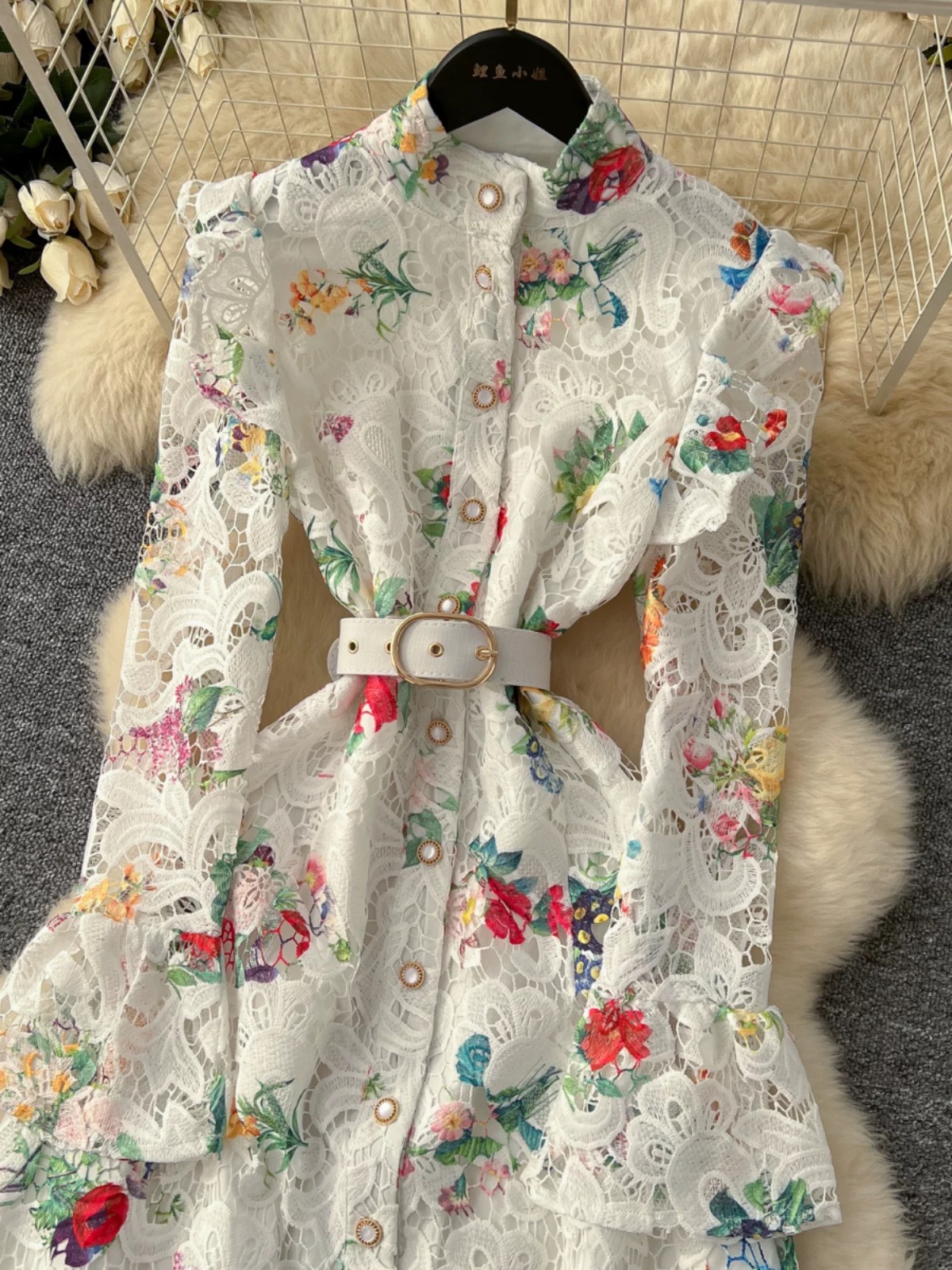 She slays high quality lace dress FD1307 image